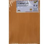 Folia Lot de 100 Feuilles de Papier coloré A4 17 Ocre.