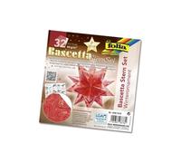 Folia Lot De 32 Feuilles De Papier Origami 90g 15x15 Cm Etoile Bascetta Hiver
