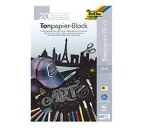 Folia MAX BRINGMANN KG - 197 - Papier Dessin A4 140g/m Bloc de 20 feuilles Noir