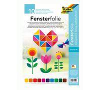 Folia - Papier vitrail électrostatique 23x33 - Lot de 10 feuilles - G