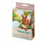 Folia Mini kit pour crochet Eichhörnchen, kit complet env. 7–9 cm