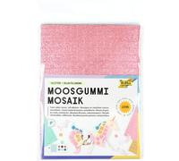 Mosaïque en Caoutchouc Mousse pailletée, autocollante, 6 Feuilles, env. 15 x 20 cm, 2 mm d'épaisseur, Couleurs Assorties