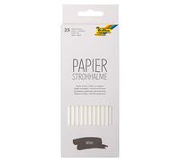 Folia Paille en Papier White, Longueur : 200 mm Noir
