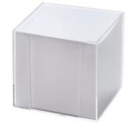 FOLIA Papeterie - Fournitures folia Bloc cube avec boŒtier plastique transparent 225895