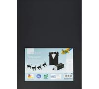 folia papier argile DIN A3 130 g/qm noir 50 feuilles