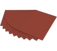 folia papier argile DIN A4 130 g/qm brun rouge 100 feuilles