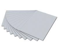 folia papier argile DIN A4 130 g/qm gris clair 100 feuilles