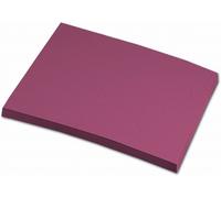 folia papier argile DIN A4 130 g/qm rouge bordeaux 100 feuilles