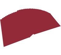 folia papier argile DIN A4 130 g/qm rouge foncé 100 feuilles