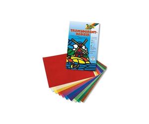 Folia Papier calque - 18,5 x 29,7 cm - 42 g/m² - 10 couleurs assorties - Contenu : 10 couleurs
