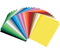 Folia Papier cartonné, a5, 300 g/m2, 25 Couleurs Assorties Noir
