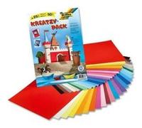 Papier Dessin Photomontage Teinté et Carton - FOLIA - 50 Feuilles - 23*33 cm - Couleurs assorties