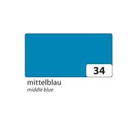 folia Papier toner (l)500 x (h)700 mm 130 g/qm bleu moyen 10 feuilles