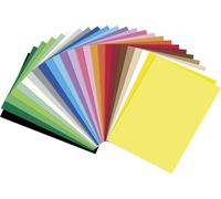 folia Papier toner (l)500 x (h)700 mm 130 g/qm couleurs assorties 100 feuilles