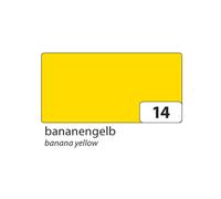 folia Papier toner (l)500 x (h)700 mm 130 g/qm jaune banane 10 feuilles