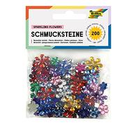 FOLIA Pierres décoratives « fleurs », multicolore