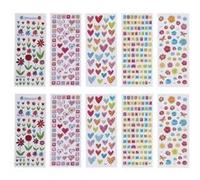 FOLIA Planche de Stickers Epoxy Lettres G