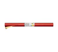 Folia R 12 Feuille d'aluminium double laminage Rouge/doré 50 cm x 10 m