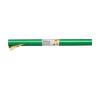 Folia R 15 Feuille d'aluminium laminée double face Vert/doré 50 cm x 10 m