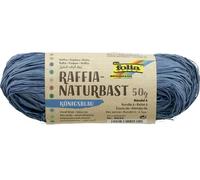 folia Raphia naturel 50 g bleu royal