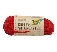 folia Raphia naturel 50 g rouge vif