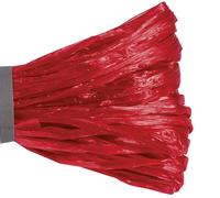 Folia Raphia noble - brillant, rouge vif, 30 m