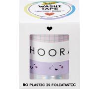 folia Ruban adhésif décoratif Washi-Tape "HOTFOIL HAPPY VIBES" 4 pièces