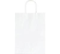 Folia Bringmann 22400 Lot de 20 sacs en papier Blanc 24 x 12 x 31 cm
