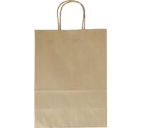 folia Sac de transport en papier 240 x 120 x 310 mm naturel 20 pièces
