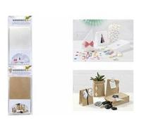 folia Sac en papier à fond plat, 120 x 60 x 210 mm, nature G