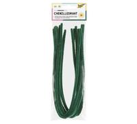 Folia Sachet 10 Fil Métallique Chenille (Cure-Pipe), Vert Sapin