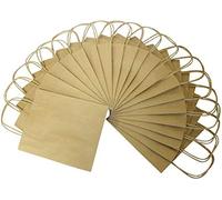Folia Sacs en papier kraft pour Noël, lot de 20, naturel