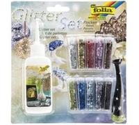 Folia set de paillettes "flocons" avec colle déco incluse G