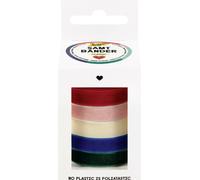 folia Set de rubans velours CLASSIC couleurs assorties 5 rubans de 2 mètres chacun