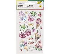 folia Shiny-Sticker FRUITY 1 feuille à 16 stickers