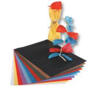 Lot de 10 - FOLIA Soie de paille, (L)470 x (H)640 mm, jaune citron