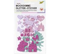 Folia Sticker Pailleté En Caoutchouc Mousse "Unicorn