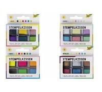 Folia Tampons encreurs 30181 – Lot de 6 couleurs pastel – Coloré