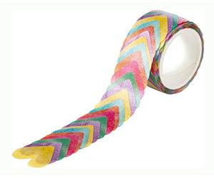 Folia Washi 26503 Lot de 200 Autocollants Washi, cœurs Multicolores, Formes prédécoupées en Papier de Riz, idéal pour décorer et décorer