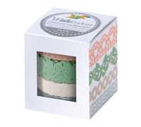 folia Washi, lace Borders Made of Rice Paper, Set of 4, Sticks to numerous Surfa