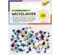 Folia Yeux Mobiles Avec Cils, Non Autocollants