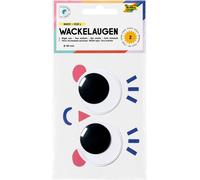 folia Yeux vacillants BASIC taille L autocollants 2 pièces