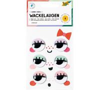 folia Yeux vacillants LASHES taille L autocollants 6 pièces