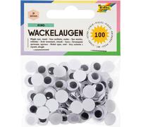 folia Yeux vacillants ronds 10 mm non autocollants 100 pièces