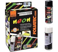 Foliatec 2022 Film à pulvériser bleu néon, set de 2 pièces 400ml + apprêt film pour jantes