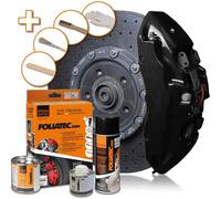 FOLIATEC 2164 Kit Peinture Étriers De Frein Haute Température Noir Tuning Auto