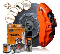 FOLIATEC 2167 Kit Peinture Étriers De Frein Haute Température Orange Tuning Auto