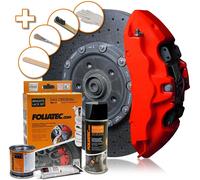 Foliatec 2175 Set Peindre Pinces Frein Hautes Temperature Rouge Mat Tuning Auto