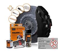 KIT PEINTURE ETRIER FREIN Foliatec NOIR MAT+KIT DE NETTOYAGE DACIA