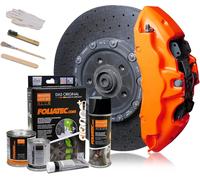 FOLIATEC 2183 Kit Peinture Étriers De Frein Haute Température Orange Tuning Auto
